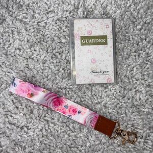 BRAND NEW Floral Strap Keychain NWT